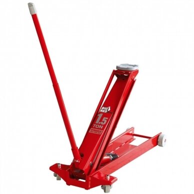 Hidraulinis domkratas pažemintas su ratukais 1.5T 135-855mm Hidraulinis domkratas pažemintas su ratukais 1.5T 135-855mm