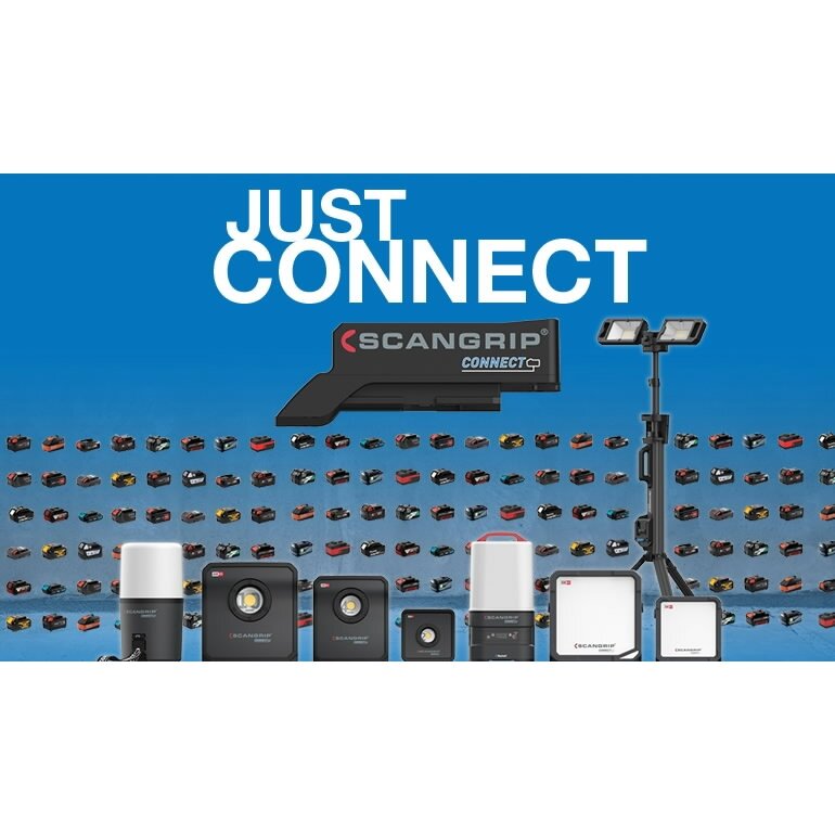 HIKOKI Connector  for all 18V batteries, Scangrip 1
