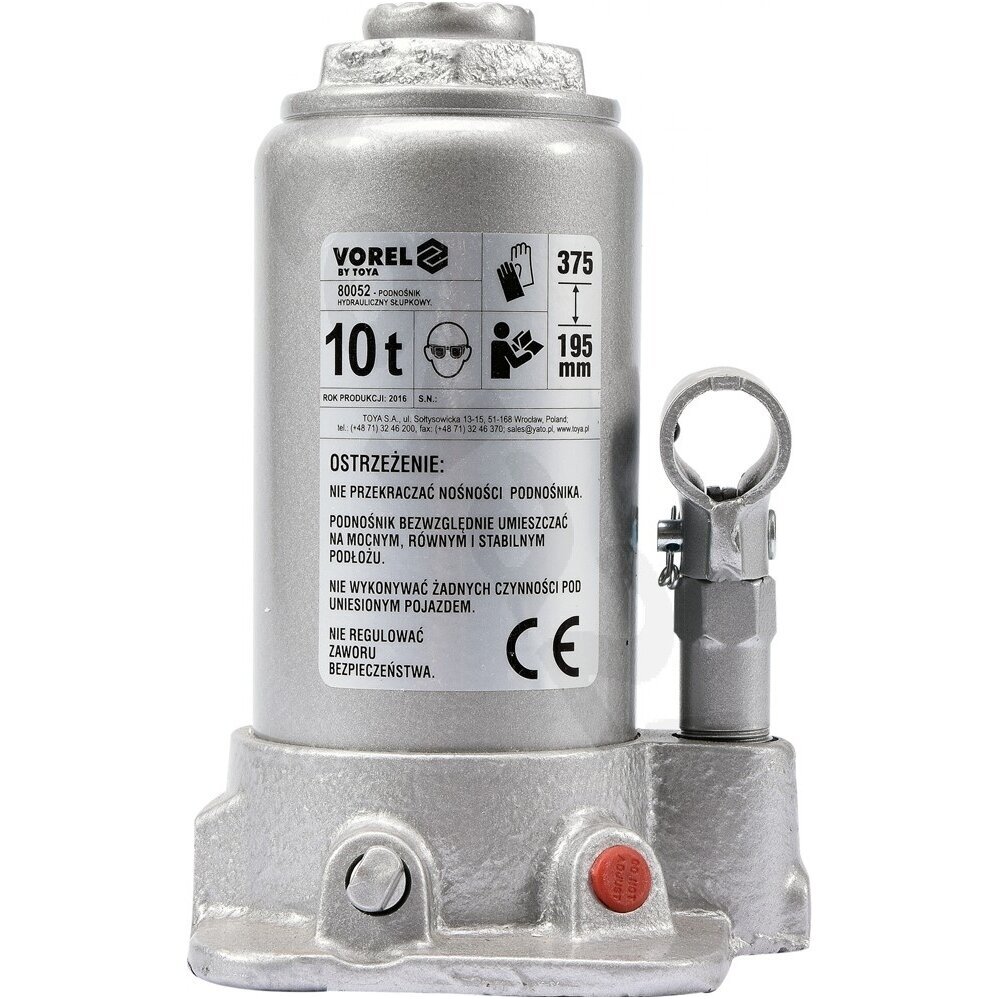 Hidraulinis domkratas 10T 195- 375 mm TÜV/GS/CE Hidraulinis domkratas 10T 195- 375 mm TÜV/GS/CE