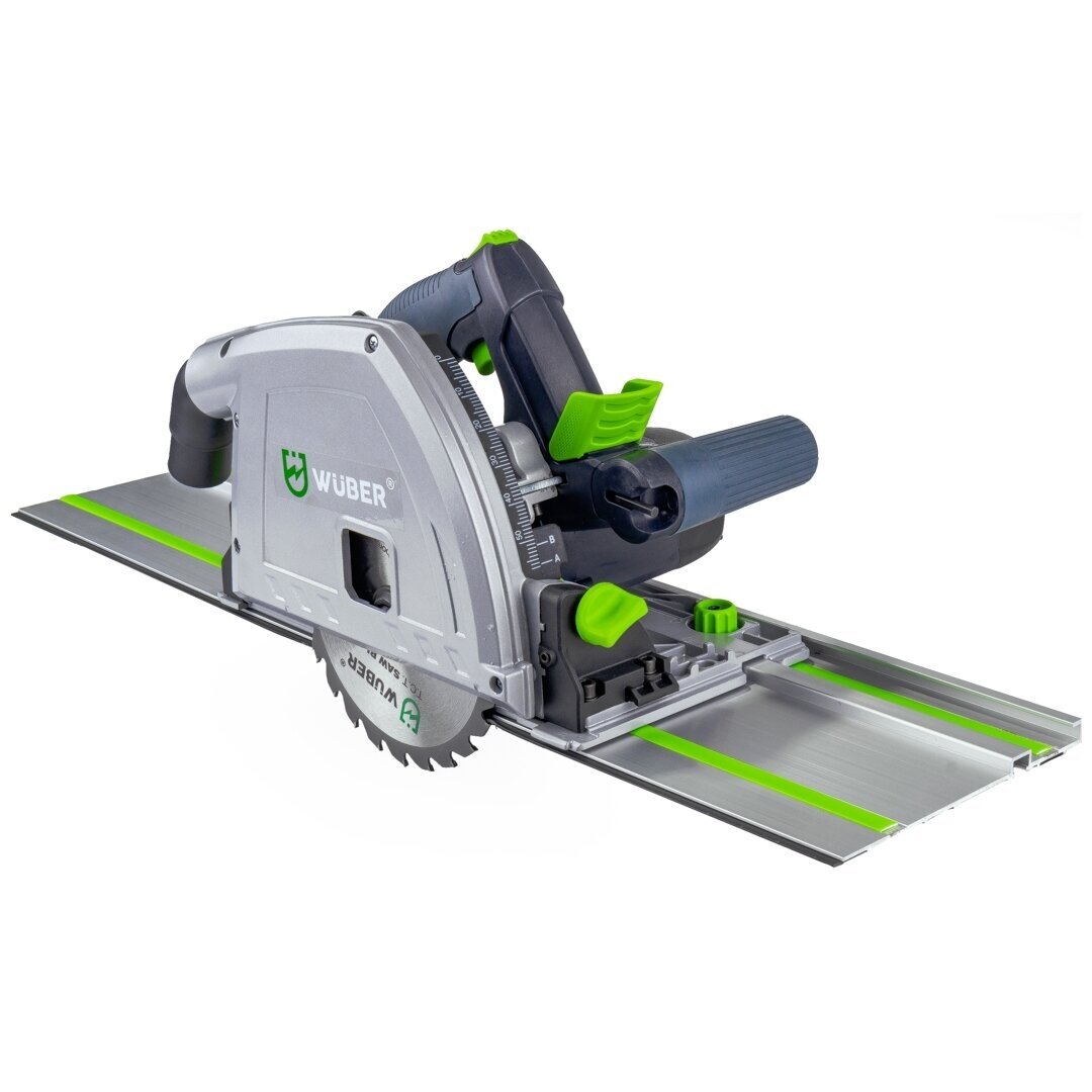 Įgilinamas diskinis pjūklas su liniuote 2400W WUBER W57204 Įgilinamas diskinis pjūklas su liniuote 2400W WUBER W57204