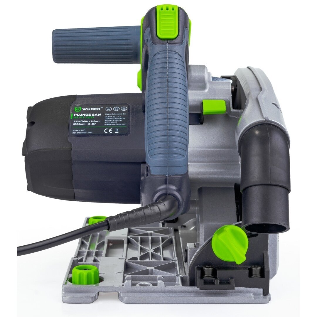 Įgilinamas diskinis pjūklas su liniuote 2400W WUBER W57204 10