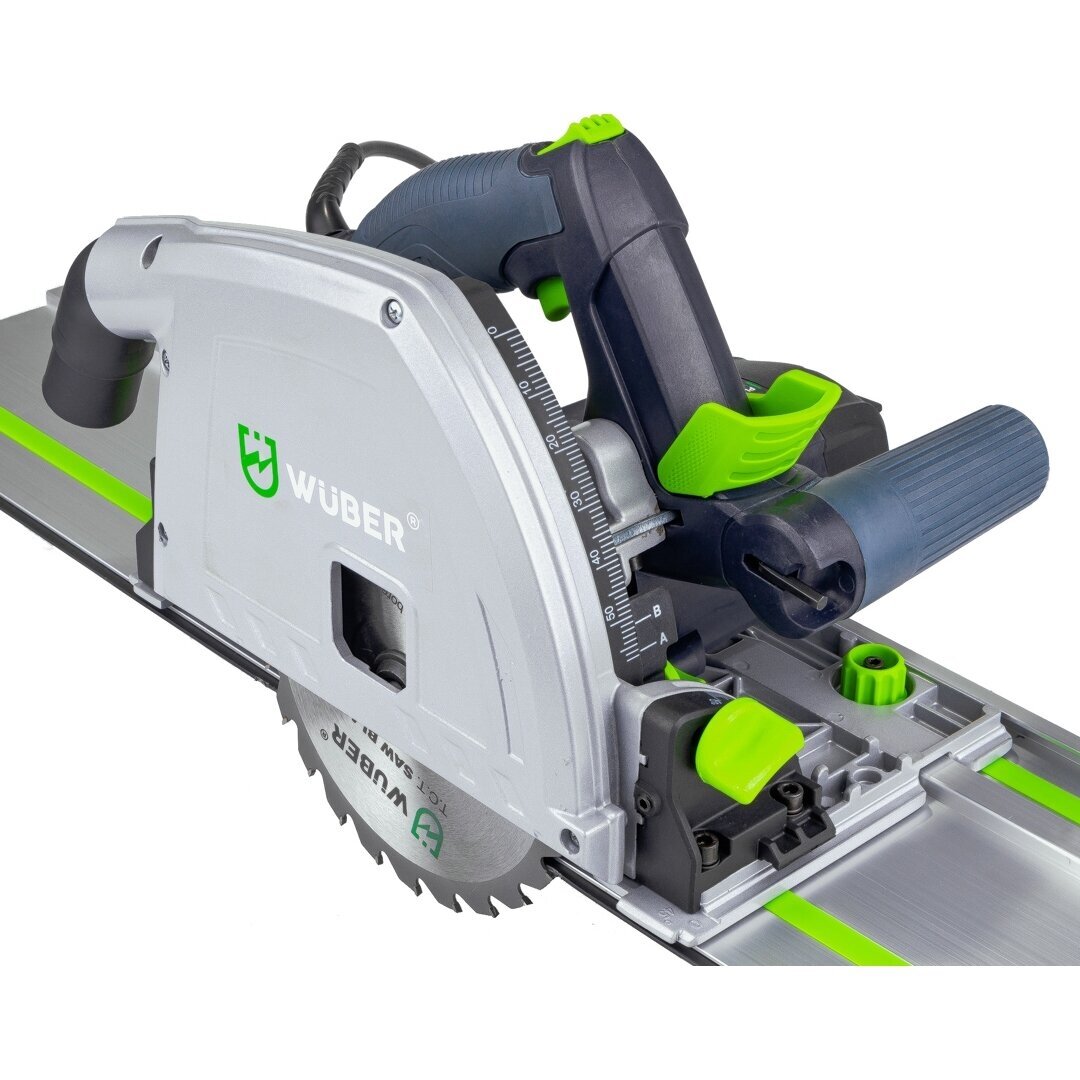 Įgilinamas diskinis pjūklas su liniuote 2400W WUBER W57204 5