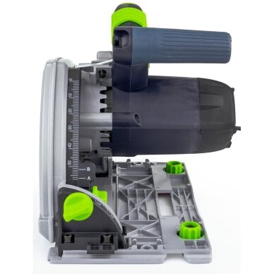 Įgilinamas diskinis pjūklas su liniuote 2400W WUBER W57204 9
