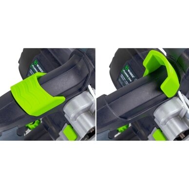 Įgilinamas diskinis pjūklas su liniuote 2400W WUBER W57204 15