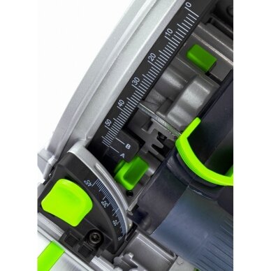 Įgilinamas diskinis pjūklas su liniuote 2400W WUBER W57204 11