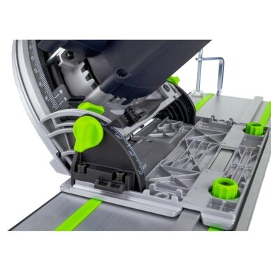 Įgilinamas diskinis pjūklas su liniuote 2400W WUBER W57204 12 Įgilinamas diskinis pjūklas su liniuote 2400W WUBER W57204 12