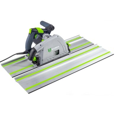 Įgilinamas diskinis pjūklas su liniuote 2400W WUBER W57204 3