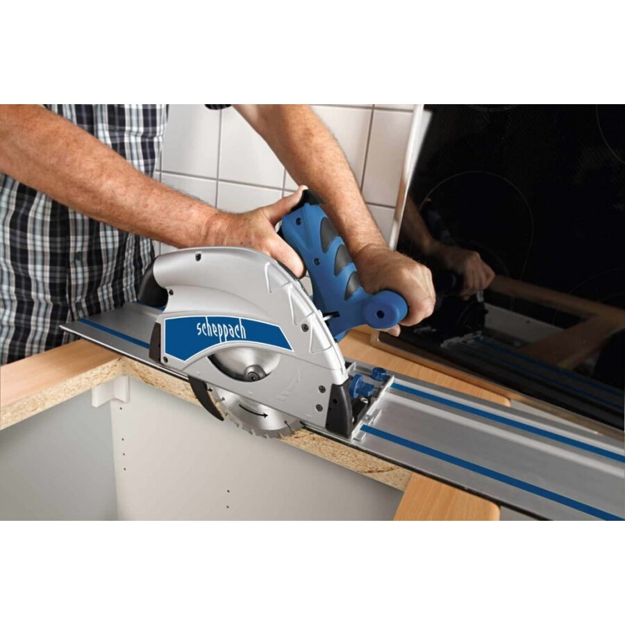 Įgilinamas pjūklas PL55 + 2x700 mm linuotės, Scheppach 1 Įgilinamas pjūklas PL55 + 2x700 mm linuotės, Scheppach 1