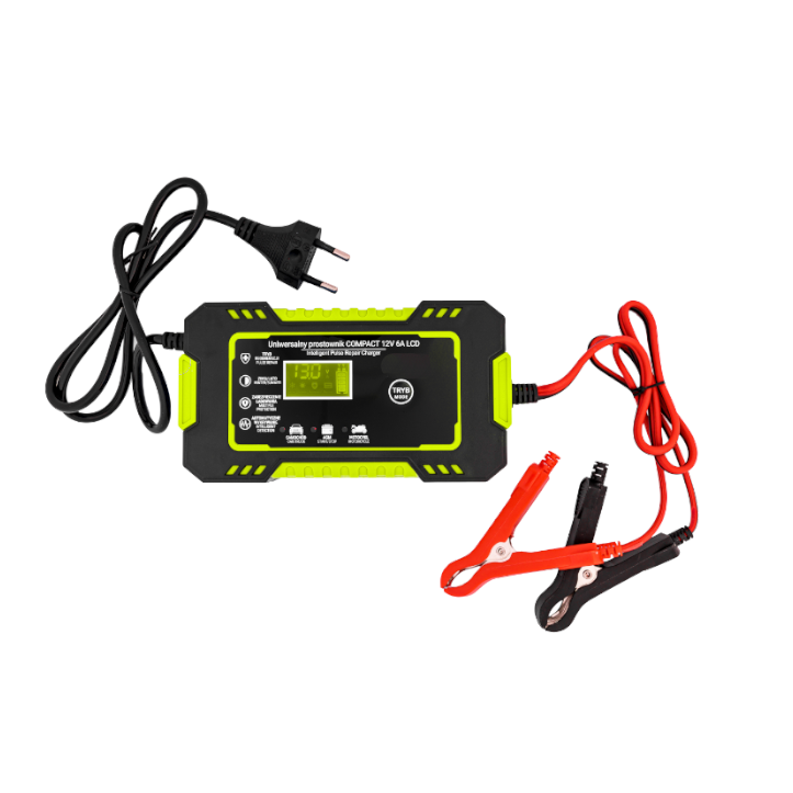 Impulsinis automatinis akumuliatoriaus įkroviklis 12V / 6A Impulsinis automatinis akumuliatoriaus įkroviklis 12V / 6A