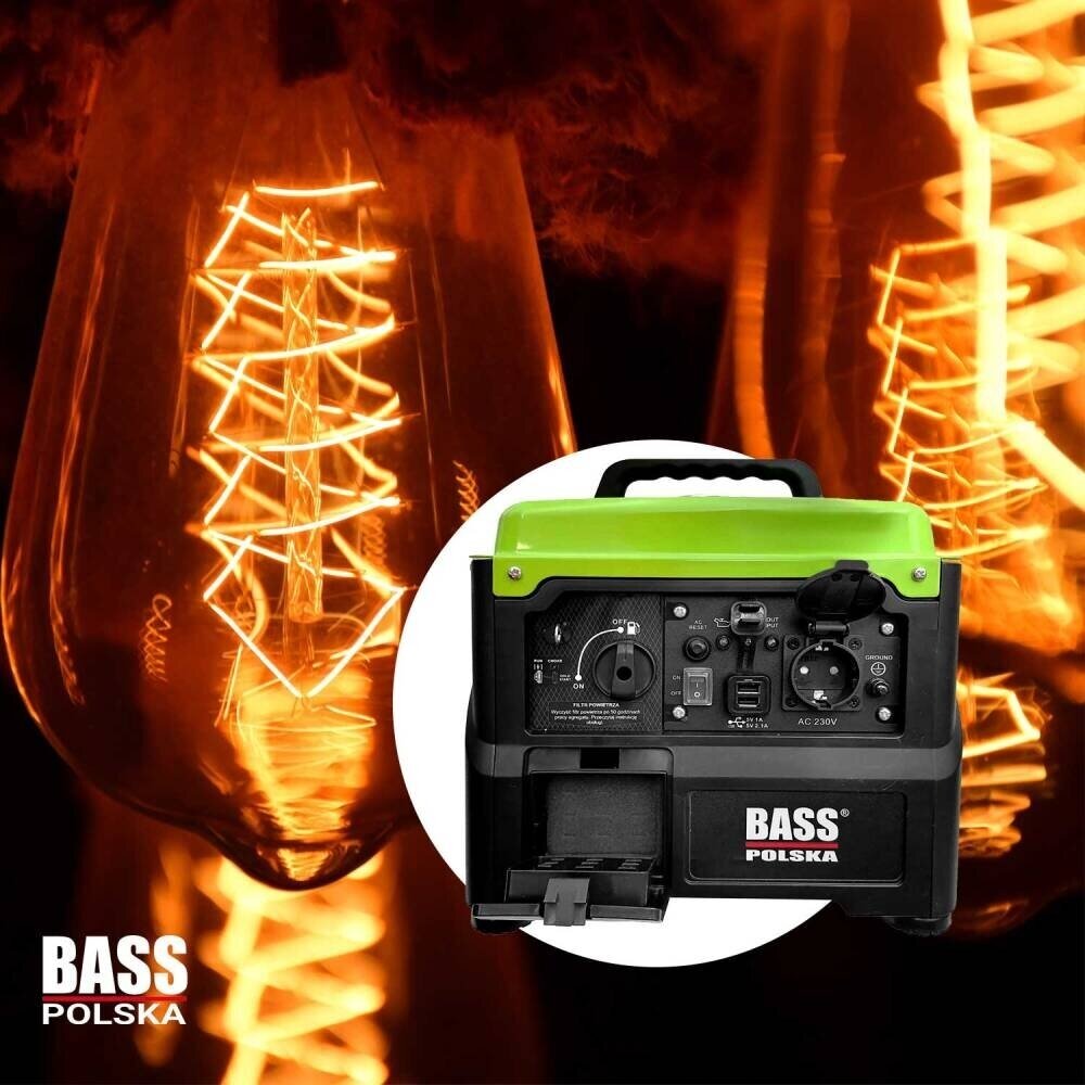 Inverterinis elektros generatorius 1200W Bass Polska 8 Inverterinis elektros generatorius 1200W Bass Polska 8
