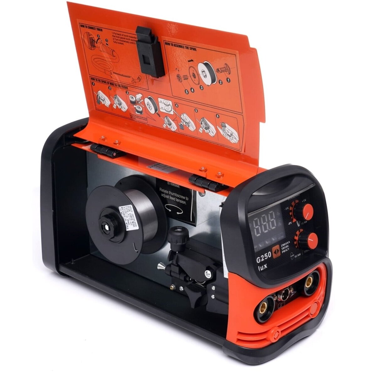 Inverterinis suvirinimo aparatas MIG MMA TIG 250A Kraftdele KD1875 18