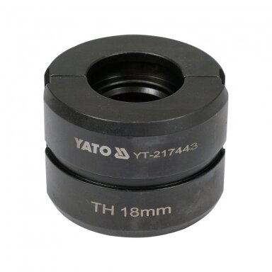 Indėklas / matrica TH18 mm presavimo replėms YT-217443 Indėklas / matrica TH18 mm presavimo replėms YT-217443