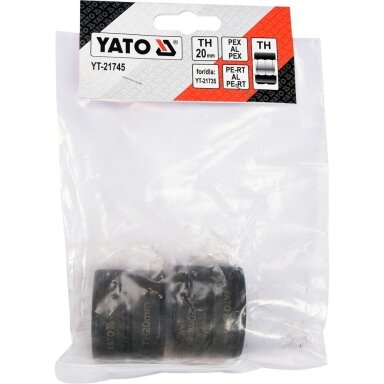 Indėklas TH 20 mm presavimo replėms YT-21735 Indėklas TH 20 mm presavimo replėms YT-21735