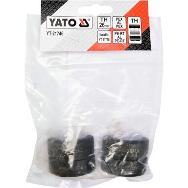 Indėklas TH 26 mm presavimo replėms YT-21735 Indėklas TH 26 mm presavimo replėms YT-21735