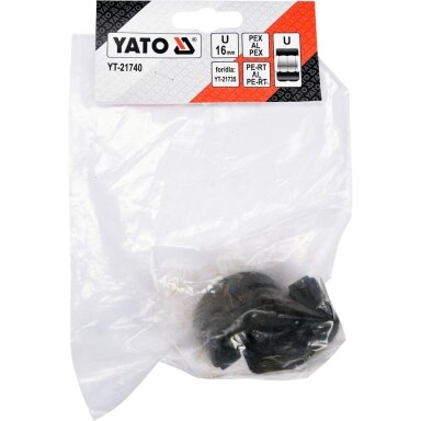 Indėklas U 16 mm presavimo replėms YT-21735 Indėklas U 16 mm presavimo replėms YT-21735
