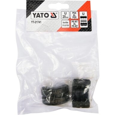 Indėklas U20 mm presavimo replėms YT-21735 Indėklas U20 mm presavimo replėms YT-21735