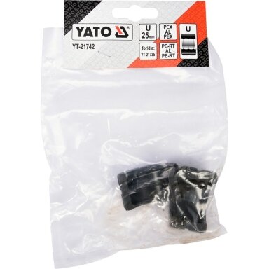 Indėklas U25 mm presavimo replėms YT-21735 Indėklas U25 mm presavimo replėms YT-21735