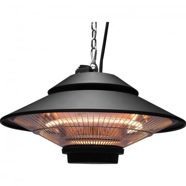 Infraraudonųjų spindulių šildytuvas pakabinamas 1500W su pultu YATO YT-99501 Infraraudonųjų spindulių šildytuvas pakabinamas 1500W su pultu YATO YT-99501