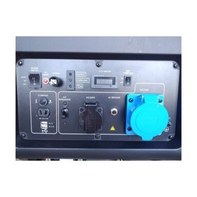 Inverterinis benzininis elektros generatorius 7.5kW, 230V RATO Inverterinis benzininis elektros generatorius 7.5kW, 230V RATO