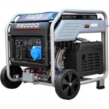 Inverterinis benzininis elektros generatorius 7.5kW, 230V RATO Inverterinis benzininis elektros generatorius 7.5kW, 230V RATO