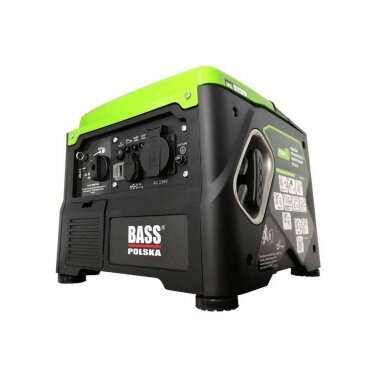 Inverterinis elektros generatorius 1200W Bass Polska Inverterinis elektros generatorius 1200W Bass Polska