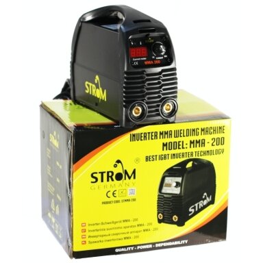 Inverterinis suvirinimo aparatas STROM MMA 200A Inverterinis suvirinimo aparatas STROM MMA 200A