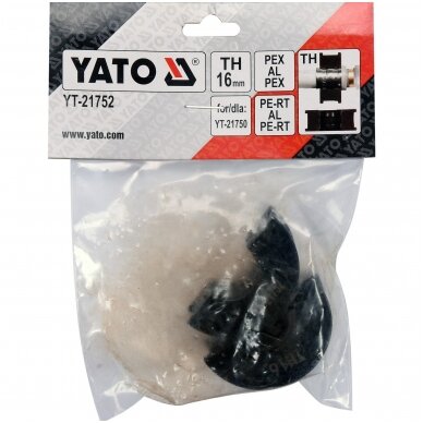 Indėklas / matrica TH16 Presavimo replėms YT-21750 2 Indėklas / matrica TH16 Presavimo replėms YT-21750 2