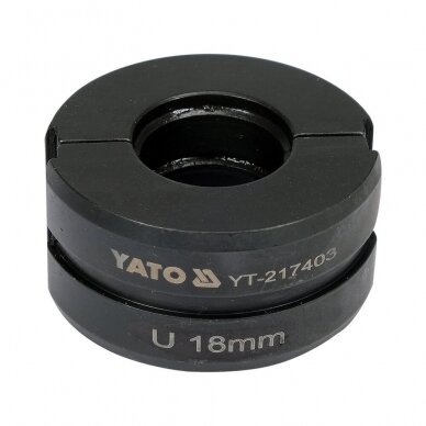 Indėklas / matrica U18 mm presavimo replėms YT-21735 Indėklas / matrica U18 mm presavimo replėms YT-21735