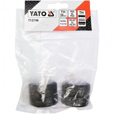 Indėklas TH 26 mm presavimo replėms YT-21735 1 Indėklas TH 26 mm presavimo replėms YT-21735 1