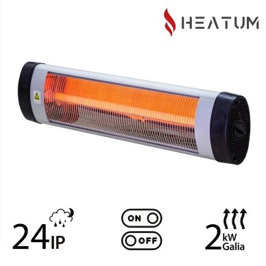 Infraraudonųjų spindulių šildytuvas Heatum H2000 OPTIM Infraraudonųjų spindulių šildytuvas Heatum H2000 OPTIM