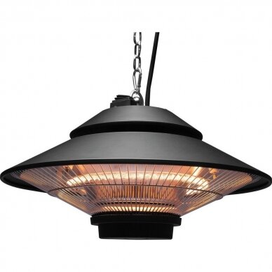 Infraraudonųjų spindulių šildytuvas pakabinamas 1500W su pultu YATO YT-99501