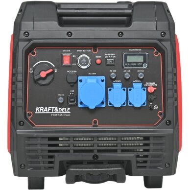 Inverterinis benzininis generatorius 6.5kW / 6.7kW Kraftdele 1 Inverterinis benzininis generatorius 6.5kW / 6.7kW Kraftdele 1