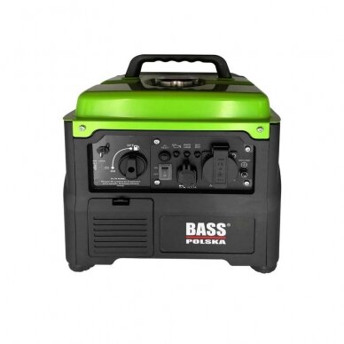 Inverterinis elektros generatorius 1200W Bass Polska 2