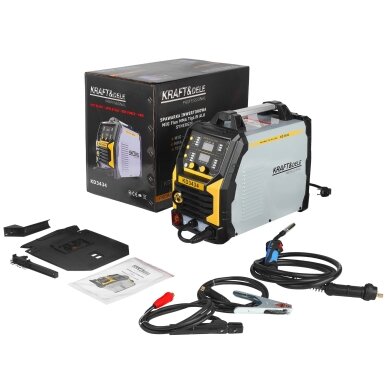 Inverterinis suvirinimo aparatas MIG FLUX MMA TIG Lift SYNERGIA 255A Kraft&Dele KD3434 Inverterinis suvirinimo aparatas MIG FLUX MMA TIG Lift SYNERGIA 255A Kraft&Dele KD3434
