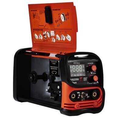 Inverterinis suvirinimo aparatas MIG MMA TIG 250A Kraftdele KD1875 8