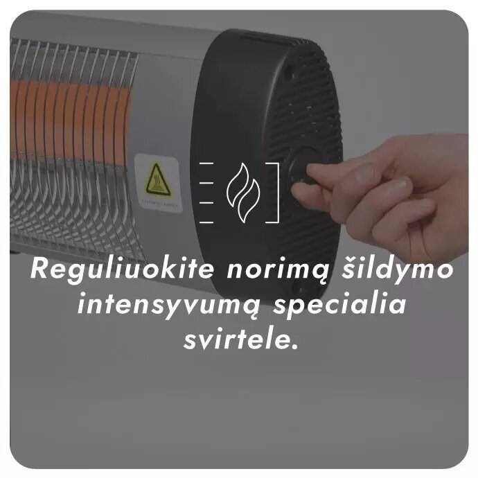 Infraraudonųjų spindulių šildytuvas Heatum H2000 OPTIM 6