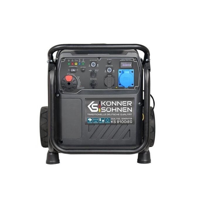 Inverterinis benzininis /dujinis generatorius 8500W, KS 8100iEG, KONNER & SOHNEN 5 Inverterinis benzininis /dujinis generatorius 8500W, KS 8100iEG, KONNER & SOHNEN 5
