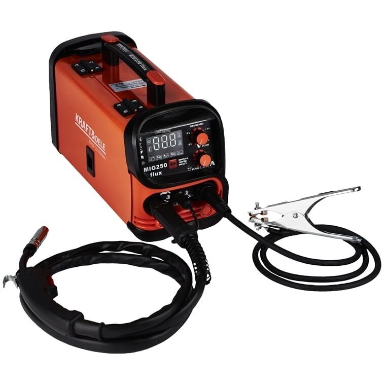 Inverterinis suvirinimo aparatas MIG MMA TIG 250A Kraftdele KD1875 4