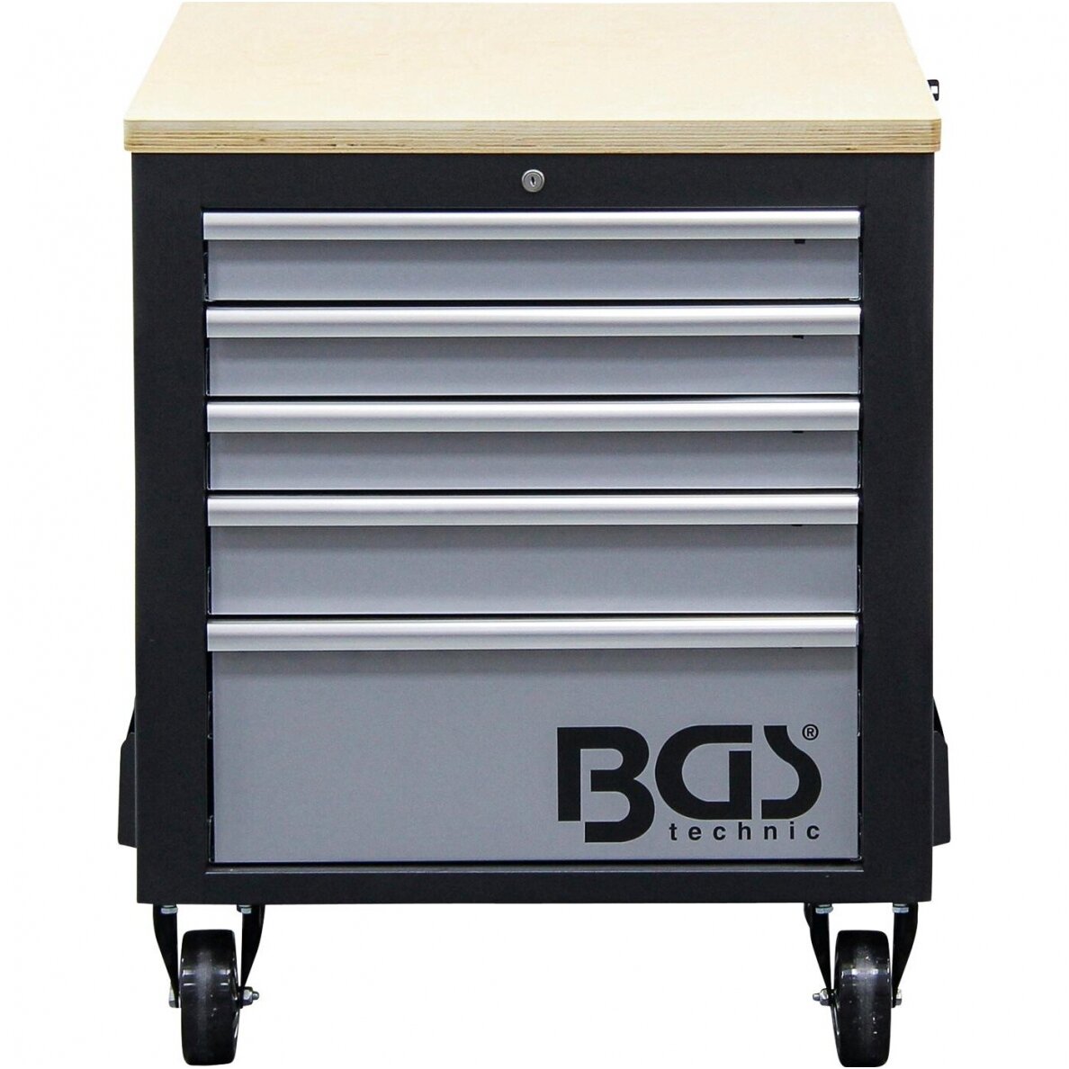 Įrankių vežimėlis 2x5 stalčiai + 1 spintelė (tuščia) BGS 6