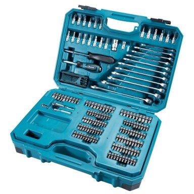 Įrankių komplektas 221vnt. Makita E-10883