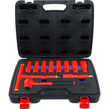 Įrankių rinkinys VDE 12.5 mm (1/2") 10 - 24 mm 11 vnt. BGS-technic