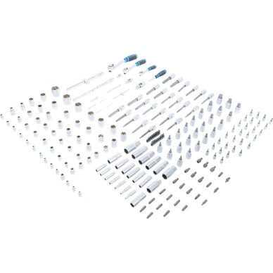 Įrankių dėklas XL: Galvučių rinkinys | 6.3 mm (1/4") / 10 mm (3/8") / 12,5 mm (1/2") | 216 vnt. (74434) BGS Technic 2 Įrankių dėklas XL: Galvučių rinkinys | 6.3 mm (1/4") / 10 mm (3/8") / 12,5 mm (1/2") | 216 vnt. (74434) BGS Technic 2