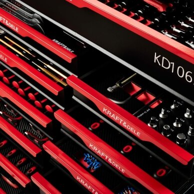 Įrankių spintelė vežimėlis su 479 įrankiais Kraftdele 12