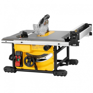 Išilginio pjovimo staklės DeWALT DWE7485RS-QS, 210mm, 1,85kW + stovas DE7400 Išilginio pjovimo staklės DeWALT DWE7485RS-QS, 210mm, 1,85kW + stovas DE7400
