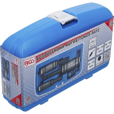 Išmetimo vamzdžių plėtiklių komplektas | 3 vnt. BGS 9 Išmetimo vamzdžių plėtiklių komplektas | 3 vnt. BGS 9