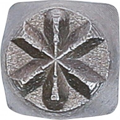 Išmušėjas-iškalėjas žvaigždutė 6mm BGS 2050 1 Išmušėjas-iškalėjas žvaigždutė 6mm BGS 2050 1