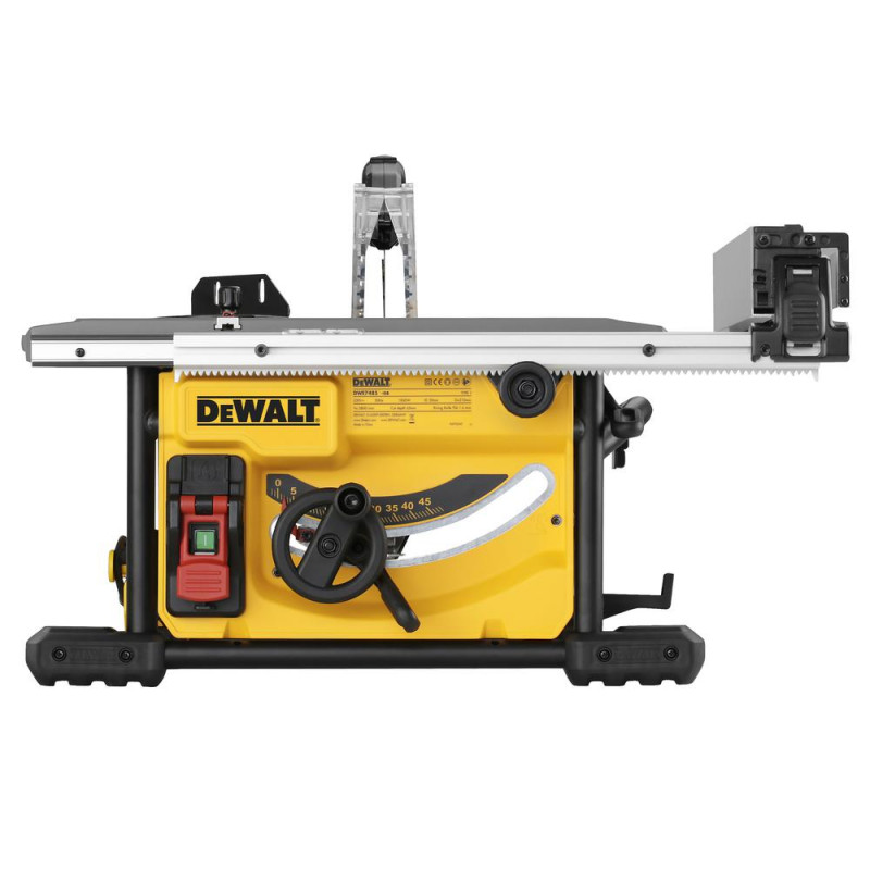Išilginio pjovimo staklės DeWALT DWE7485RS-QS, 210mm, 1,85kW + stovas DE7400 2