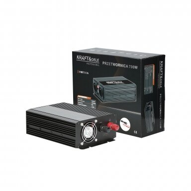 Įtampos keitiklis 700W/1400W 12V - 230V Įtampos keitiklis 700W/1400W 12V - 230V