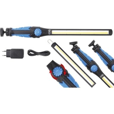 Itin plokščio tipo COB-LED ir UV darbo lempa BGS-Technic Itin plokščio tipo COB-LED ir UV darbo lempa BGS-Technic