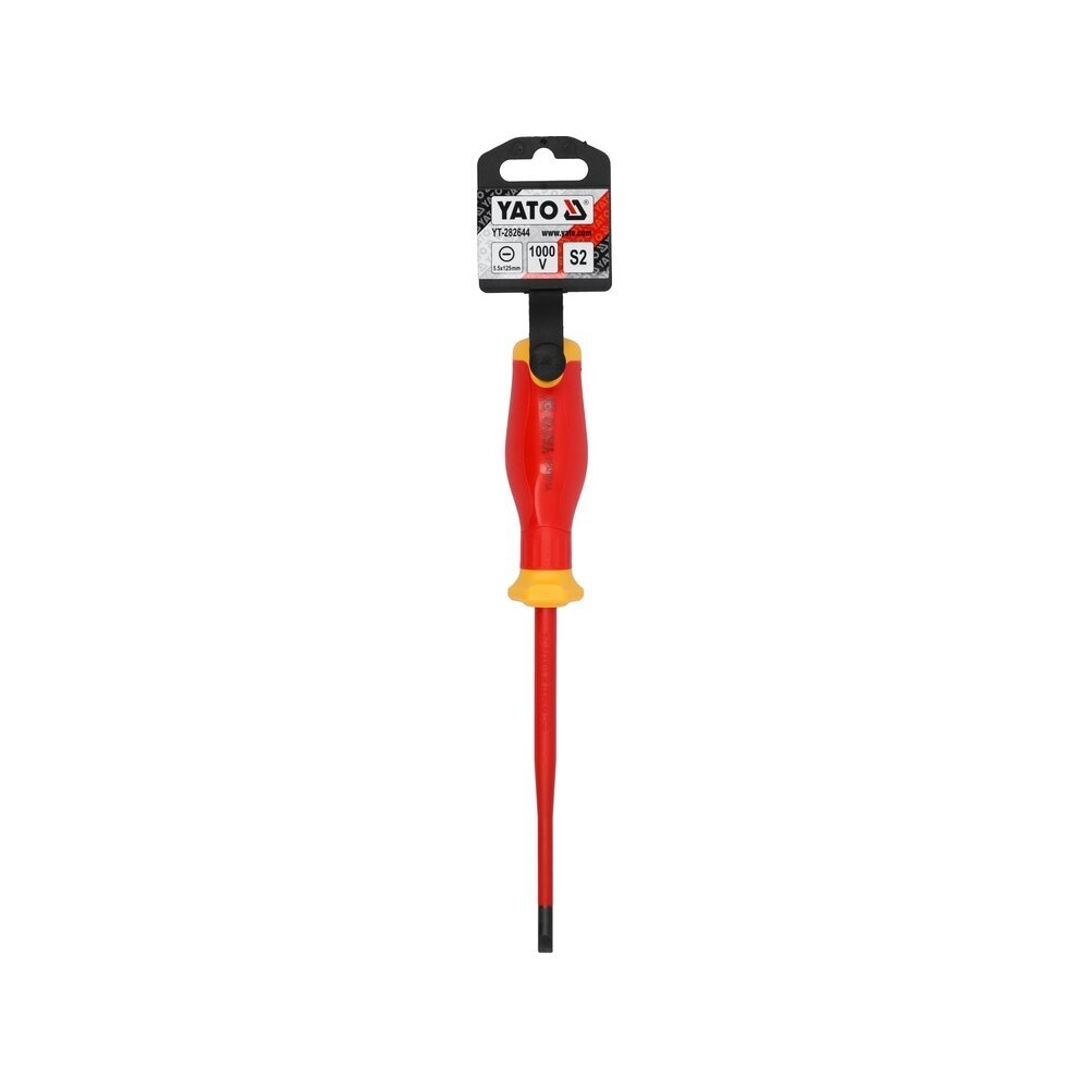 Izoliuotas atsuktuvas elektrikui | labai plonas | 1000V | 5,5X125 mm YATO 2
